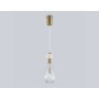 LH53283 BS/CL латунь/прозрачный E14 max 40W D125*1900