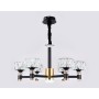 Подвесная светодиодная люстра TR4516/6 BK/GD черный/золото 120W D730*370 (Без ПДУ)