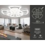 Потолочный светильник с пультом FA4515/4+4 WH ACRYLICA Original 106W