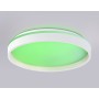 FZ607 WH/GD белый/золото IP20 66W 3000K-6500K+RGB D490*85 (ПДУ ИК)