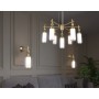 LH55280 BS/FR латунь/белый матовый E14 max 40W 140*80*310
