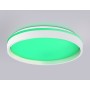 FZ607 WH/GD белый/золото IP20 66W 3000K-6500K+RGB D490*85 (ПДУ ИК)