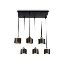 Подвесной светильник в стиле лофт TR8126/6 BK/BS Traditional