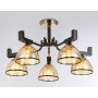 Потолочная люстра TR9099/5 BK/GD/TI Ambrella light