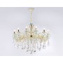 Подвесная люстра с хрусталем TR4929/12 GD/WH/CL Ambrella light