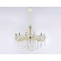 Подвесная люстра с хрусталем TR4929/12 GD/WH/CL Ambrella light