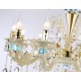 Подвесная люстра с хрусталем TR4929/12 GD/WH/CL Ambrella light