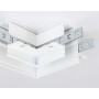 Коннектор угловой для встраиваемого шинопровода под ГКЛ 12,5мм Magnetic Standard 48V 20mm GL3352