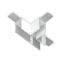 GL1035 WH белый коннектор T-образный для накладного шинопровода Magnetic 220V 105*75*52