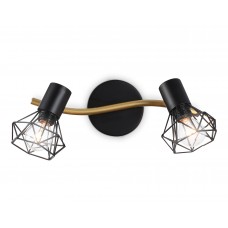 TR8656/2 BK/GD черный/золото E14/2 max 60W 330*100*185