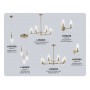 LH55204 BS/CL латунь/прозрачный E14 max 40W 150*80*280