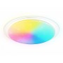 FZ770 WH белый IP20 42W 3000-6500K+RGB 450*55 (ПДУ ИК)