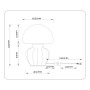 LH53249 GN/WH зеленый/белый G9 max 28W D165*220