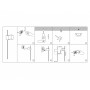 FL75835 BS латунь 8W 2700К 600*100*40