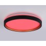 FZ610 BK/GD черный/золото IP20 66W 3000K-6500K+RGB D490*85 (ПДУ ИК)