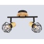 TR8752/2 BK/WD черный/дерево IP20 E27/2 310*115*200