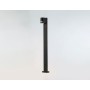 ST3754 BK черный IP54 GU10 max 35W 136*105*800