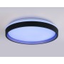 FZ610 BK/GD черный/золото IP20 66W 3000K-6500K+RGB D490*85 (ПДУ ИК)