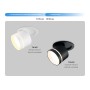 TA1432 SBK/FR черный песок/белый матовый GX53 D85*95