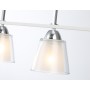 TR303242/4 WH/CH/CL/FR белый/хром/прозрачный/белый матовый E27*4 max 60W 870*120*780