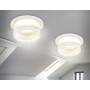 Встраиваемый светильник TN1251 SWH/CL белый песок/прозрачный GU5.3 D98*58