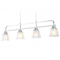 TR303242/4 WH/CH/CL/FR белый/хром/прозрачный/белый матовый E27*4 max 60W 870*120*780