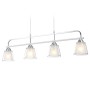 TR303242/4 WH/CH/CL/FR белый/хром/прозрачный/белый матовый E27*4 max 60W 870*120*780