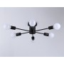 TR80402/6 BK черный E27/6 max 60W D780*150