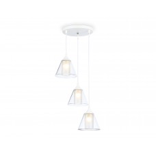 TR3553/3 WH/CL/FR белый/прозрачный/белый матовый E27/3 max 40W D340*800