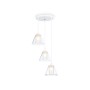 TR3553/3 WH/CL/FR белый/прозрачный/белый матовый E27/3 max 40W D340*800