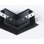 Коннектор угловой для встраиваемого шинопровода под ГКЛ 12,5мм Magnetic Standard 48V 20mm GL3354