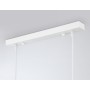 TR303242/4 WH/CH/CL/FR белый/хром/прозрачный/белый матовый E27*4 max 60W 870*120*780