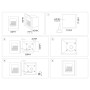 ST8212 BK черный IP65 LED 3000K 3W 84*84*46