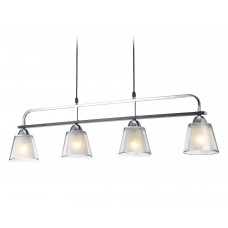 TR303244/4 BK/CH/SM/FR черный/хром/дымчатый/белый матовый E27*4 max 60W 870*120*780