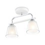 TR303229/2 WH/CH/CL/FR белый/хром/прозрачный/белый матовый E27*2 max 60W 340*120*250