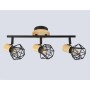 TR8753/3 BK/WD черный/дерево IP20 E27/3 435*115*200