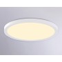 FZ1909 WH белый IP54 44W 3000K-6500K CCT-переключатель D600*25 (Без ПДУ)