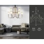 Подвесная люстра с хрусталем TR3250/9 Traditional