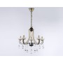 Подвесная люстра с хрусталем TR4952/5 BK/GD/CL Ambrella light