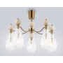 LH53286/5 BS/CL латунь/прозрачный E14*5 max 40W D675*900