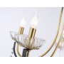 Подвесная люстра с хрусталем TR4952/5 BK/GD/CL Ambrella light