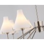 LH57125/8 SN/FR никель/белый матовый E14/8 max 40W D800*650