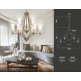Подвесная люстра TR3233/6+3 BS/FR Ambrella light