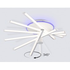 FL6231 WH белый 88W 3000K-6400K+RGB 605*605*200 (ПДУ ИК)