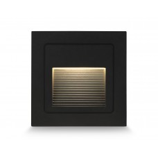ST8212 BK черный IP65 LED 3000K 3W 84*84*46