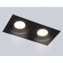 TN102760/2 BK черный IP20 GU5.3/2 200*100*32