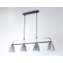 TR303244/4 BK/CH/SM/FR черный/хром/дымчатый/белый матовый E27*4 max 60W 870*120*780