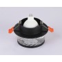 Встраиваемый светильник TN1252 SBK/CL черный песок/прозрачный GU5.3 D98*58