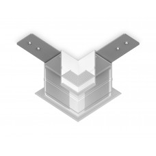 GL1039 WH белый коннектор угловой для встраиваемого магнитного шинопровода Magnetic 220V 80*80*47