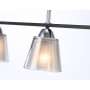 TR303244/4 BK/CH/SM/FR черный/хром/дымчатый/белый матовый E27*4 max 60W 870*120*780
